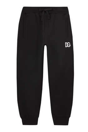DG Logo Embroidered Jersey Jogging Pants